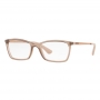 Óculos de Grau Jean Monnier J83193 Retangular Marrom Translúcido