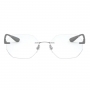 Óculos de Grau Masculino RayBan Flutuante RX8765 Titanium Cinza
