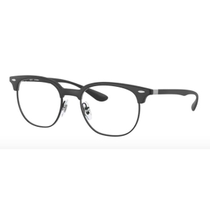 Óculos de Grau Masculino RayBan RX7186 Preto Fosco