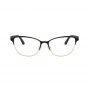 Óculos de Grau Ralph Lauren RL5108 Preto Brilho e Dourado