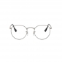 Óculos de Grau Ray Ban Round Metal RX3447VL Cinza Fosco Redondo