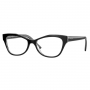 Óculos de Grau Vogue Pequeno VO5359 Preto Brilho Tamanho 51