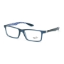 Óculos de Grau Masculino  Ray Ban RX8901 Azul Fosco e Carbono