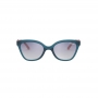 Óculos de Sol Feminino Infantil Vogue VJ2001 Azul Brilho e Laranja