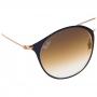 Óculos de Sol Ray Ban Redondo RB3546 Azul Brilho com Bronze