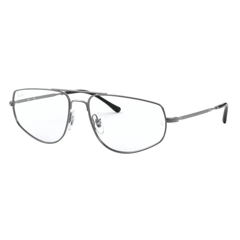 Armação de Óculos RayBan RX6455 Metal Prata Brilho