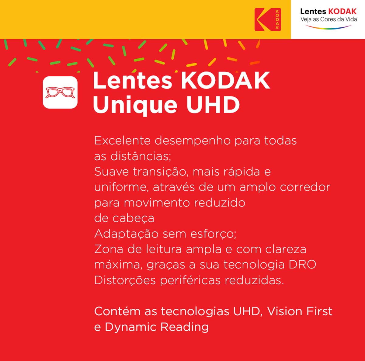 Lente Multifocal Kodak Unique Digital UHD Poli Transitions Crizal Easy Pro Blue UV