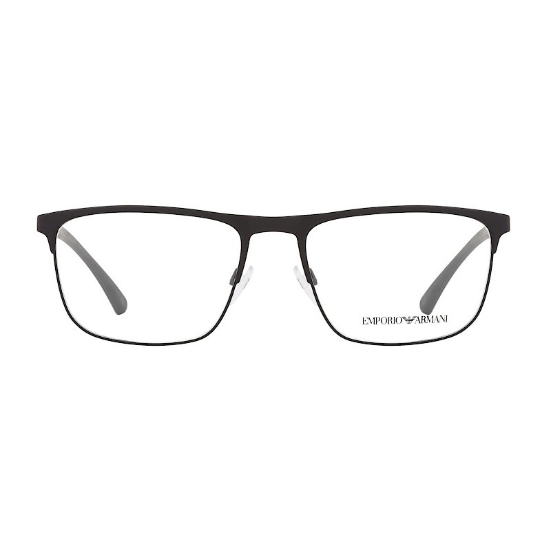 Óculos de Grau Empório Armani EA1079 Metal Preto Fosco Tamanho 55