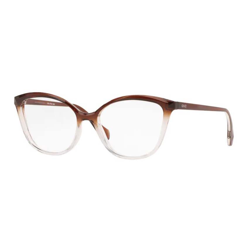 Óculos de Grau Grazi GZ3079 Marrom Degradê com Transparente