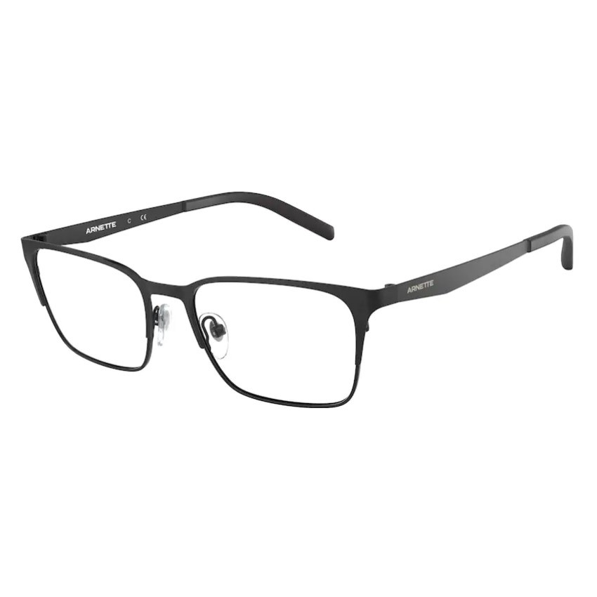 Óculos de Grau Masculino Arnette Fizz AN6124 Metal Preto Fosco