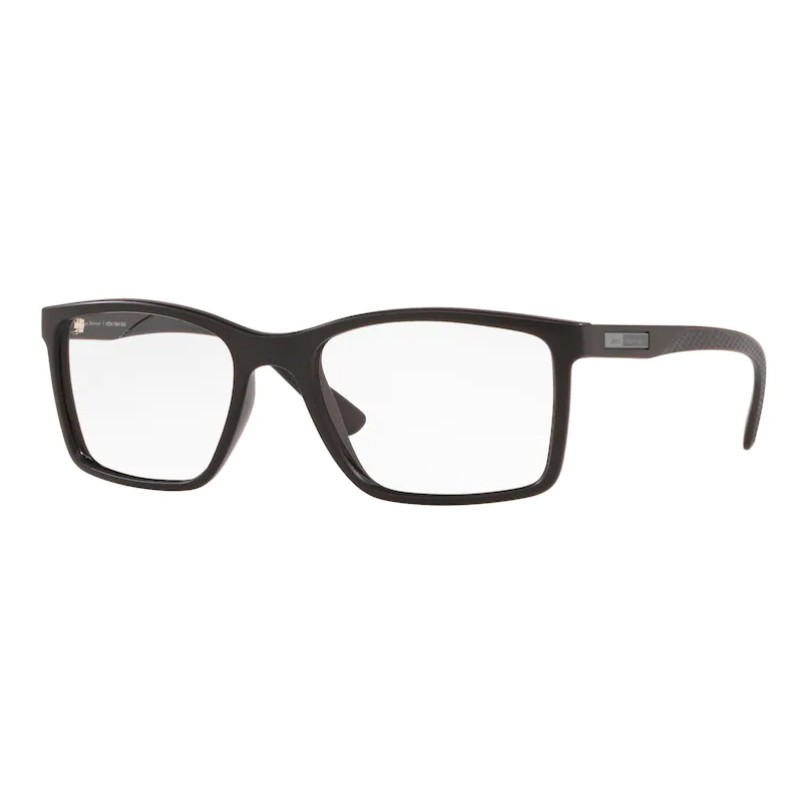 Óculos de Grau Masculino Jean Monnier J83196 Quadrado Preto Fosco