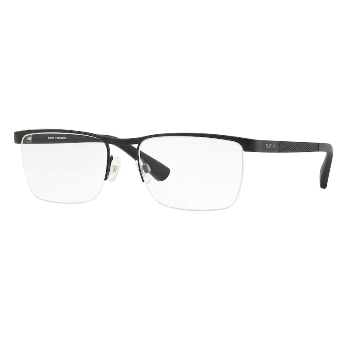 Óculos de Grau Masculino Platini P91177 Preto Fosco