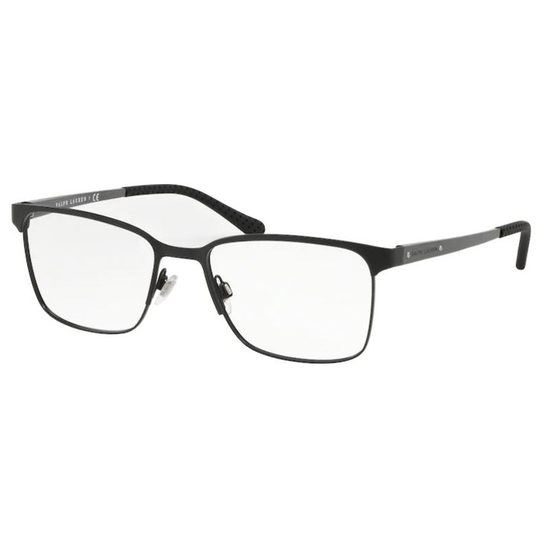 Óculos de Grau Masculino Ralph Lauren RL 5101 Metal Preto Fosco