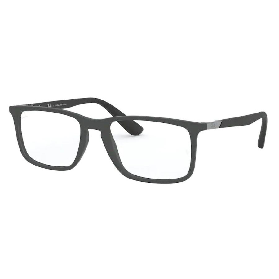 Óculos de Grau Masculino Ray Ban RX7158L Cinza Fosco Tamanho 56