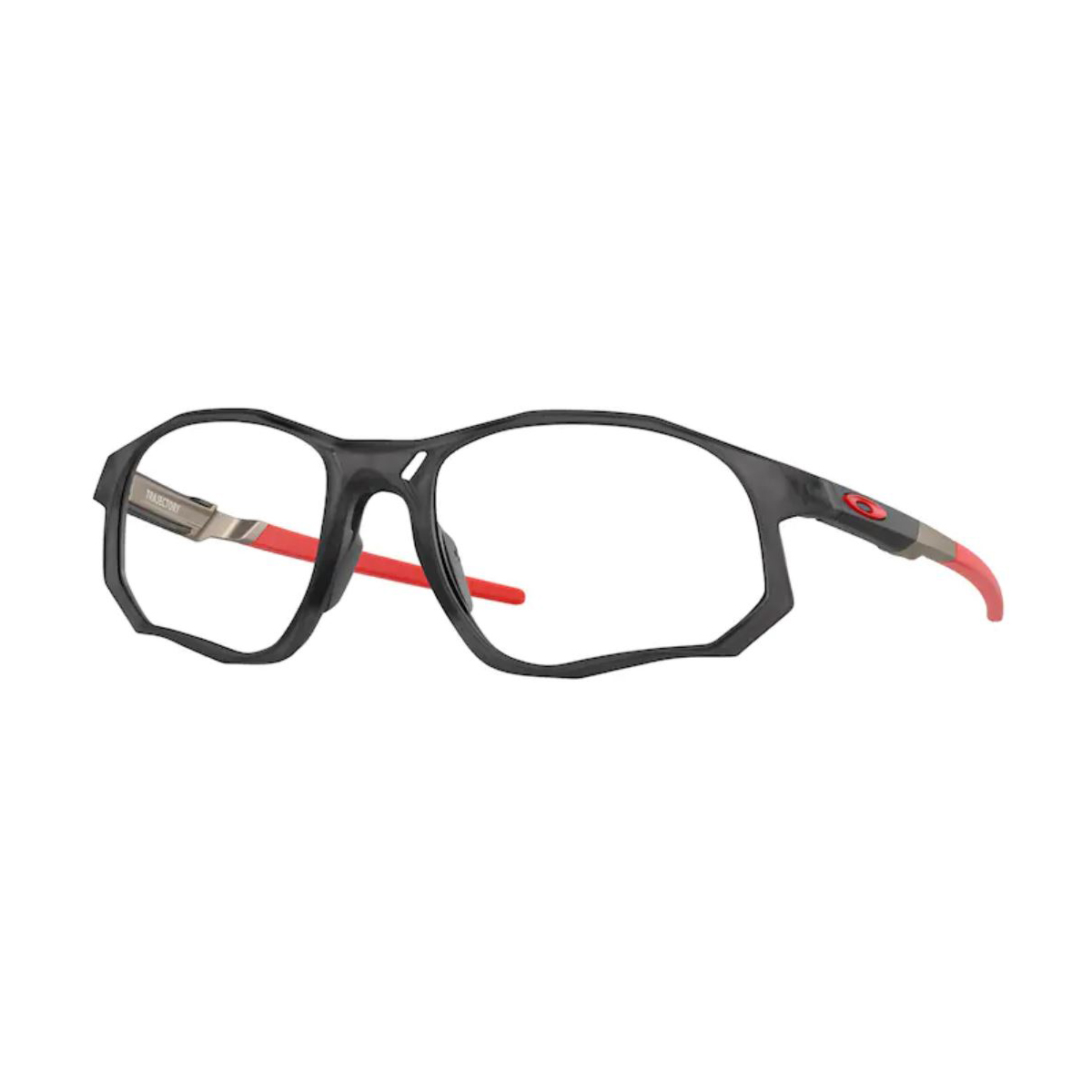 Óculos de Grau Oakley Trajectory OX8171 Preto Fosco e Vermelho