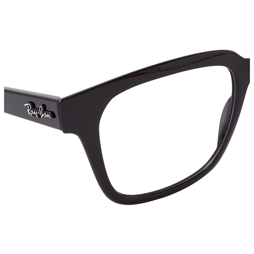 Óculos de Grau Ray Ban Square RX4323VL Preto Brilho Quadrado