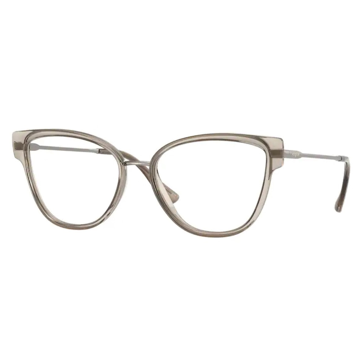Óculos de Grau Vogue Gatinho VO5388L Marrom Translúcido