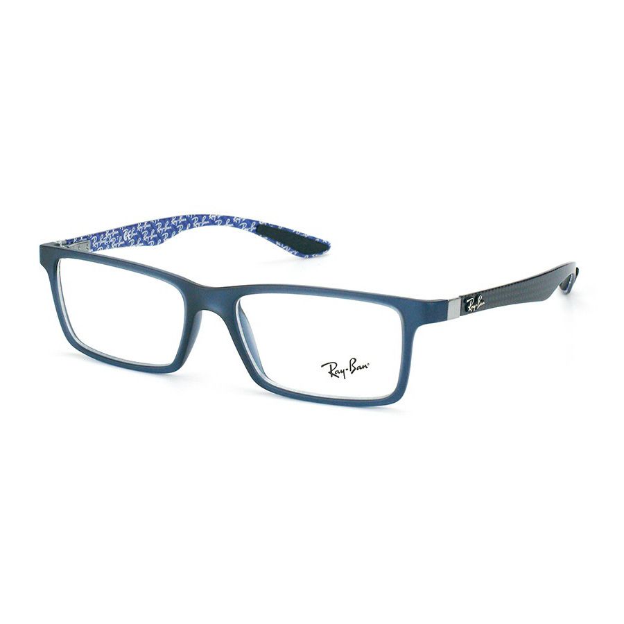 Óculos de Grau Masculino  Ray Ban RX8901 Azul Fosco e Carbono
