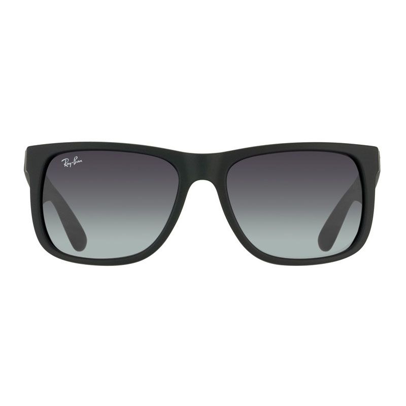 Óculos de Sol Masculino Ray Ban Justin RB4165 Acetato Preto Fosco