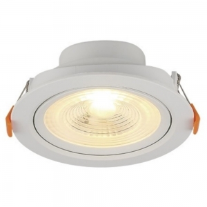 Spot LED 6W Embutir Redondo 3000K Branco Quente Blumenau