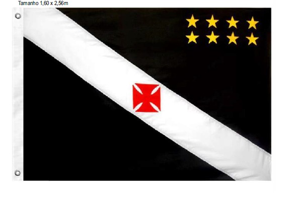 Bandeira Vasco Oficial 4 Panos