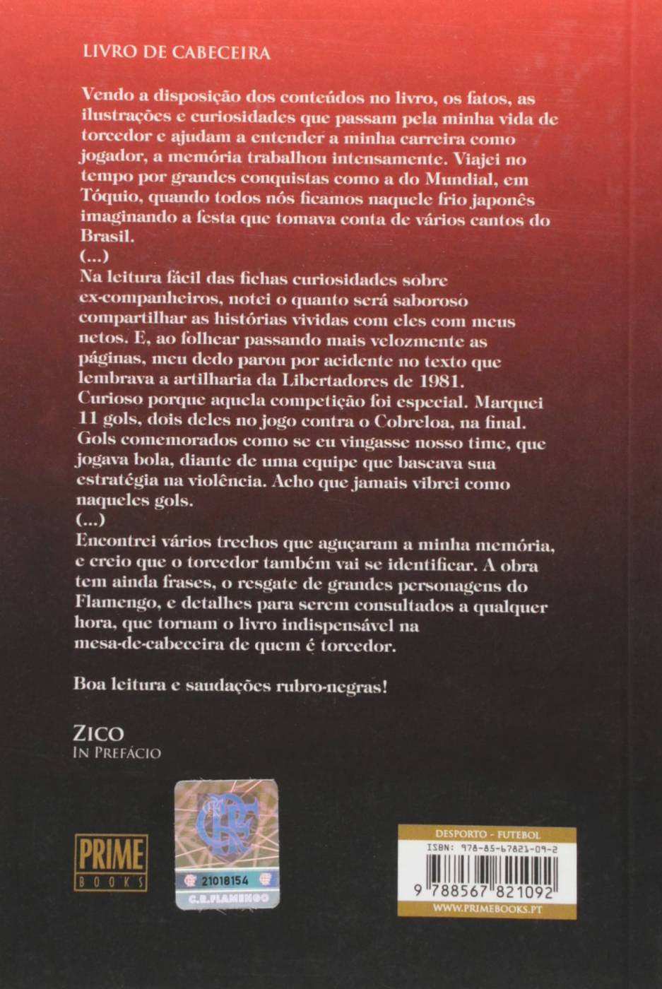 Livro Flamengo Biblia