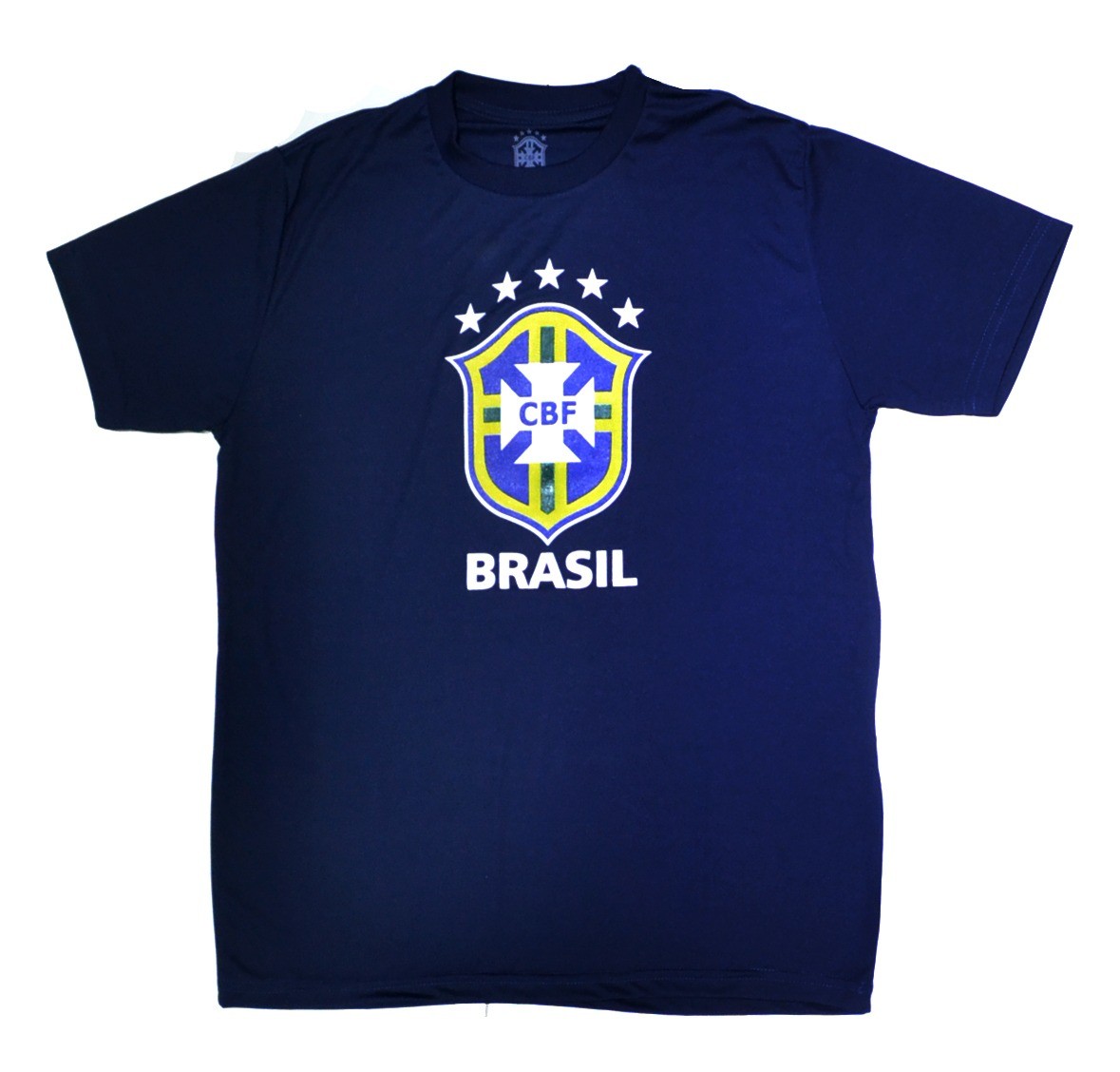 Camisa Brasil Logo CBF - Marinho