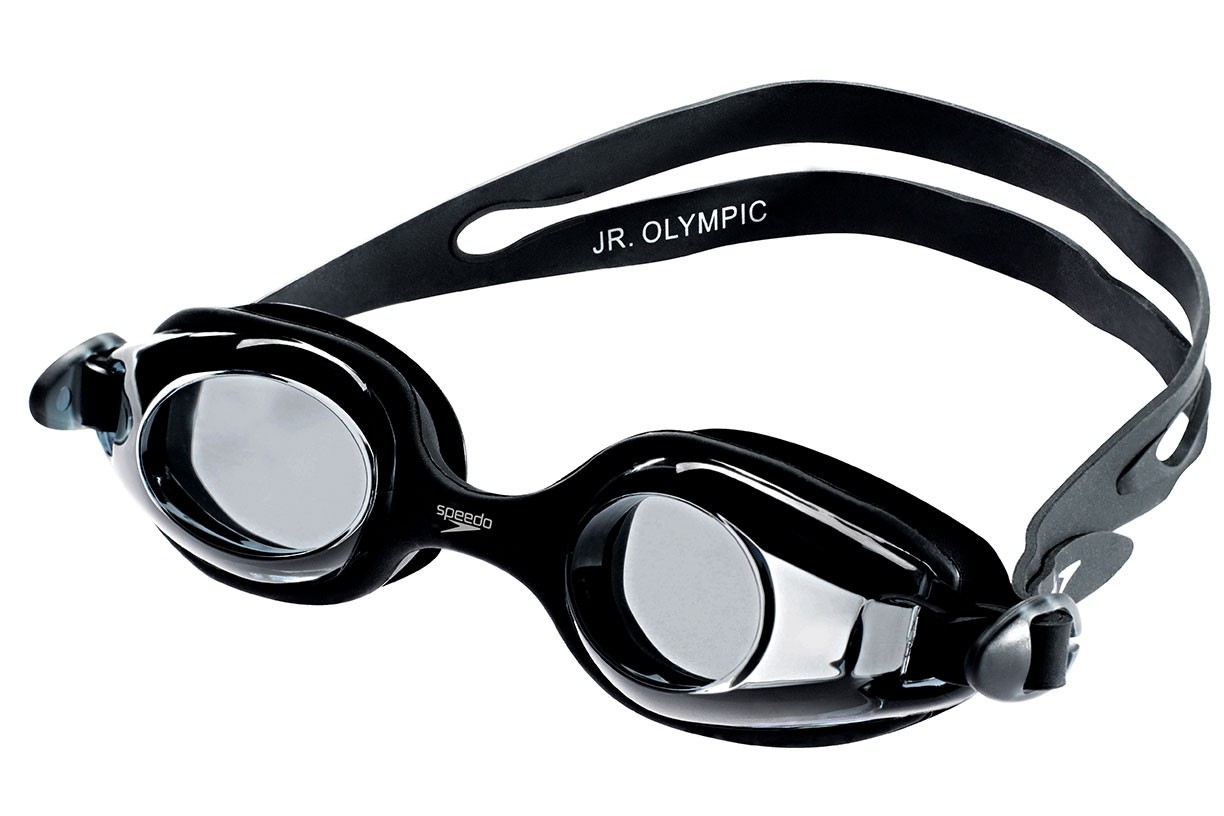 Óculos de natação JR Olympic Speedo - Preto/Fumê