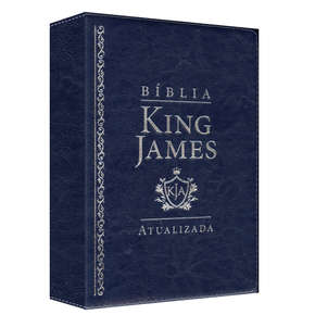Bíblia de Estudo King James | KJA Letra Grande | Azul