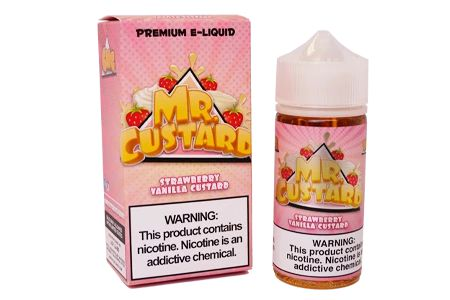 MR CUSTARD - Strawberry Vanilla Custard 100ml