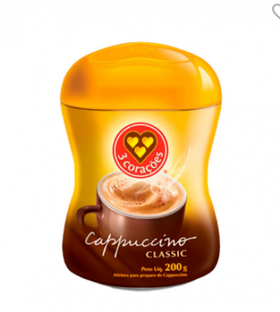 Cappuccino Classic 200g - 3 Corações