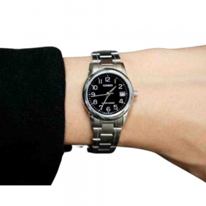 Relógio Casio Prata Feminino LTP-V002D-1BUDF