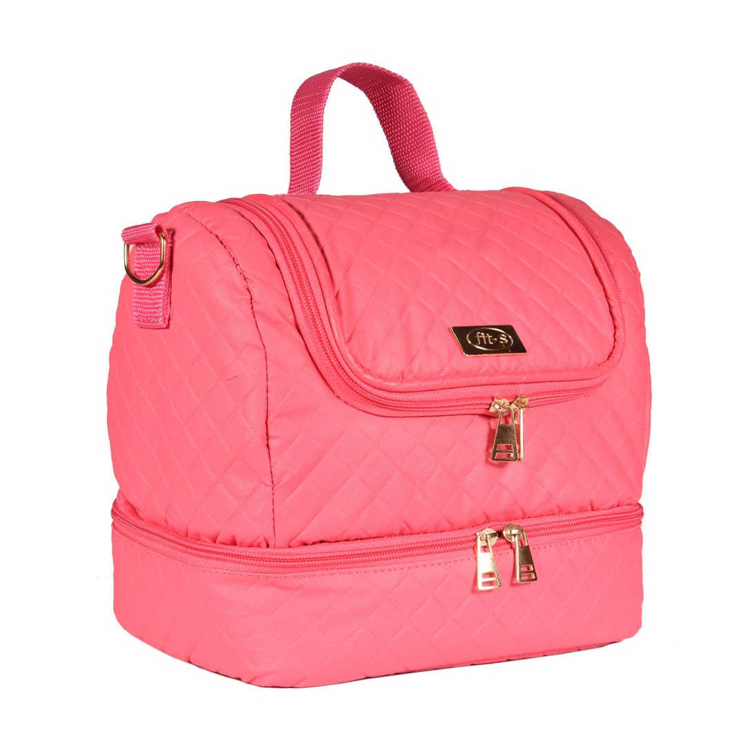 Bolsa Térmica FitSanté Double Bag Essencial Pink Draded