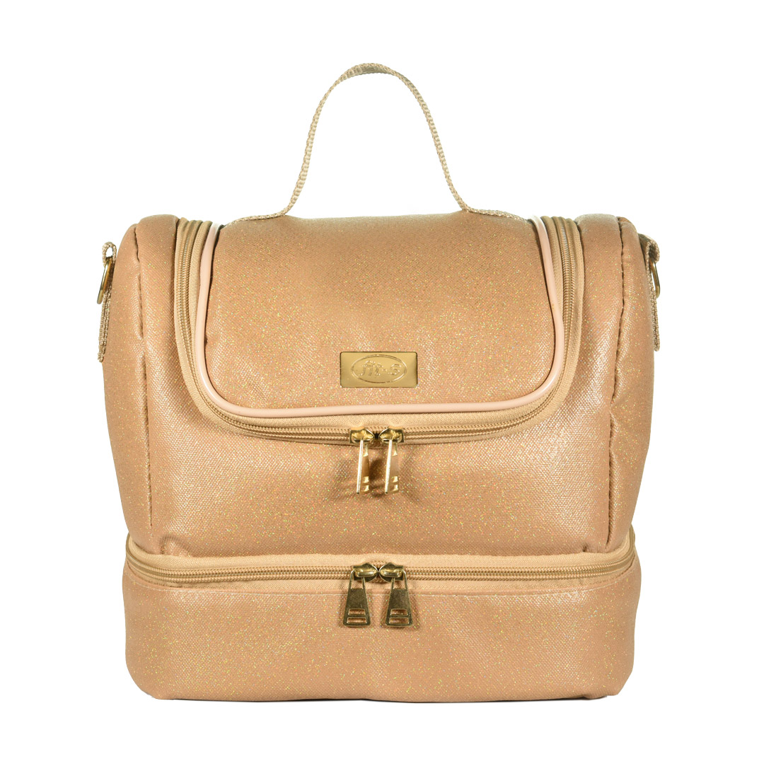Bolsa Térmica FitSanté Double Bag Classic Gold Gliter