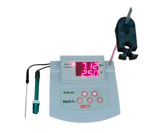 Medidor de pH (pHmetro) de bancada MB PHS-3C