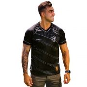 Camisa do Ceará -  Esportiva Gola V | Preta | Masculina | 2021