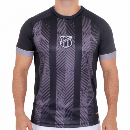 Camisa do Ceará - Esportiva | Preto e Cinza | Masculina | 2022