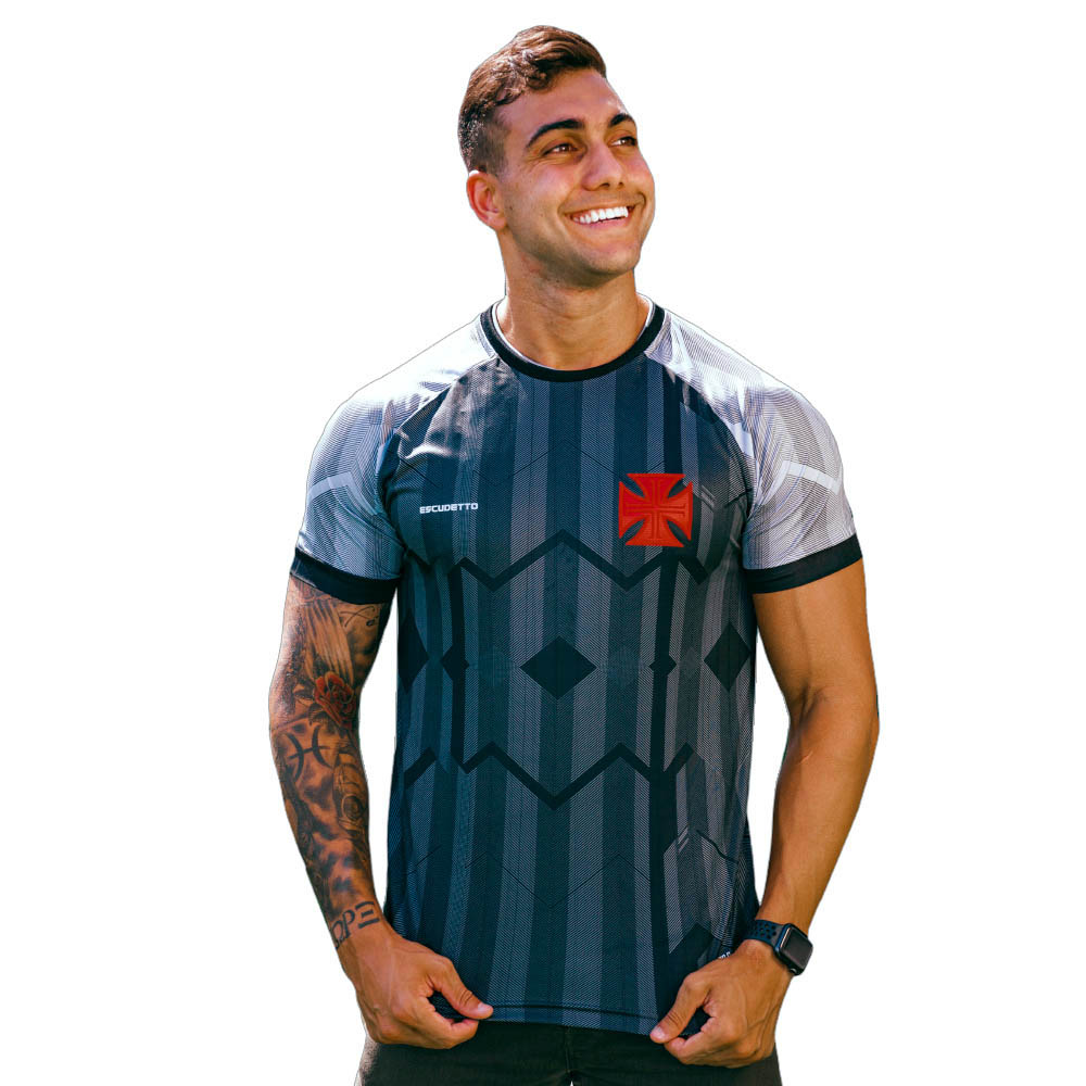 Camisa do Vasco - Esportiva Cinza | Masculina | 2021