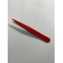 Pinça de Sobrancelha Staleks Pro - TE-11-5 - Vermelha - Série Expert 11 - Ponta Fina 