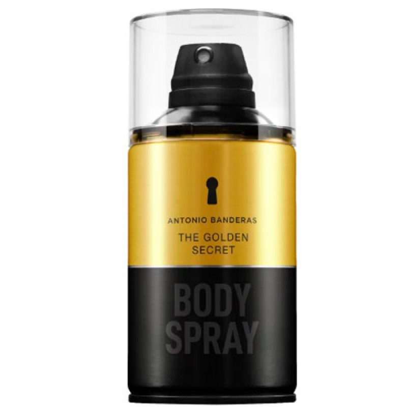The Golden Secret Body Spray Antonio Banderas - Perfume para o Corpo 250ml