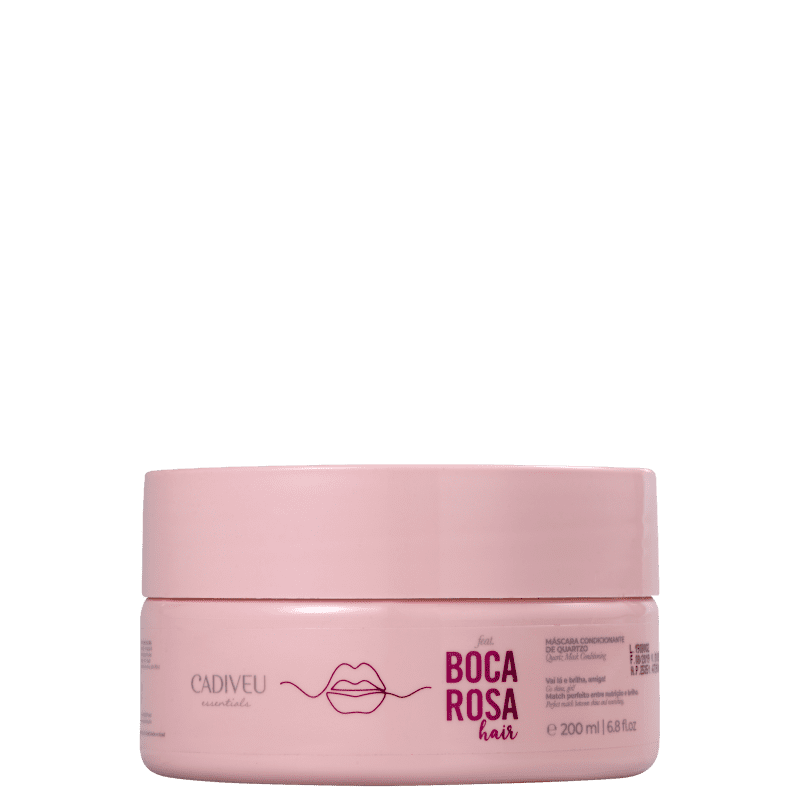 Boca Rosa Hair Máscara Condicionante de Quartzo Cadiveu Professional - Máscara Capilar 200ml