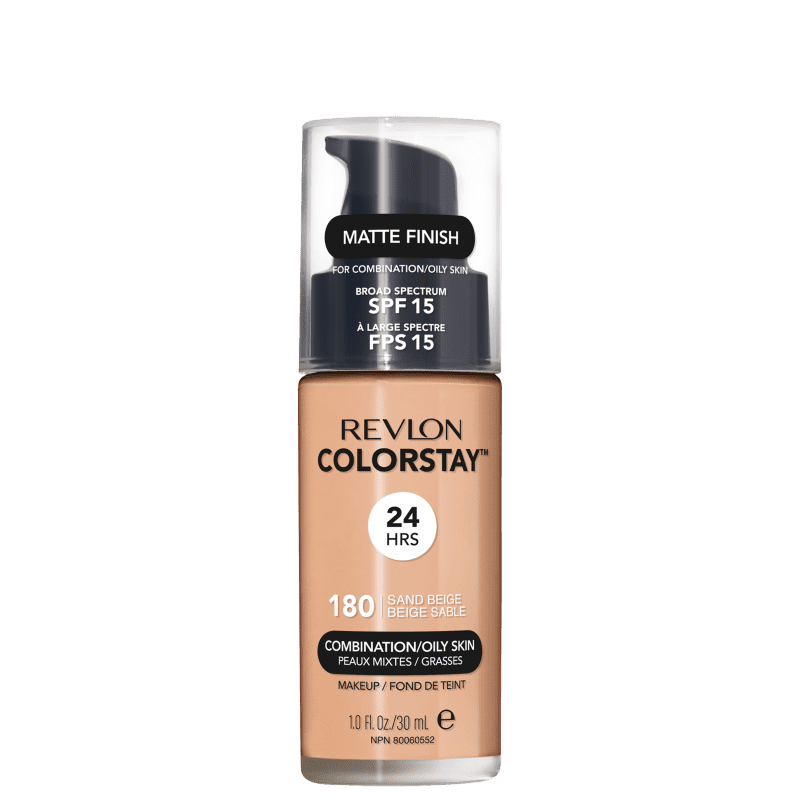 Colorstay Mista/Oleosa SPF15 Revlon - Base Facial 180 Sand Beige