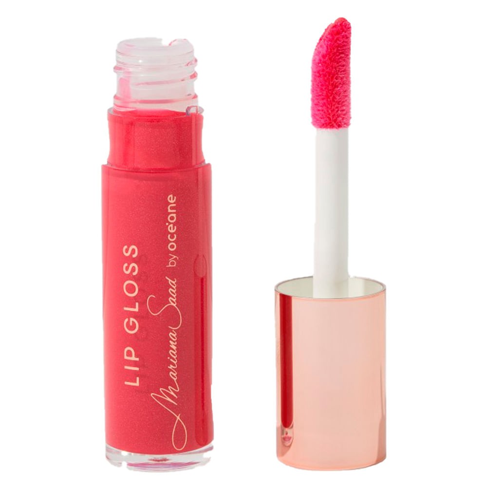 Lip Gloss Mariana Saad by Océane - Brilho Labial Glossy Berry Pink