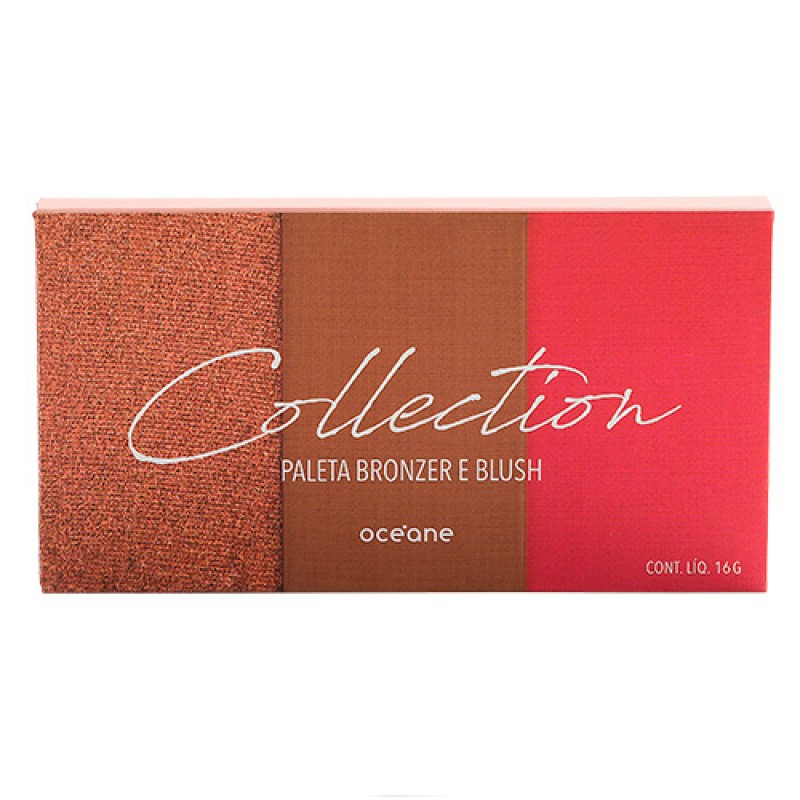 Océane Collection Bronzer e Blush - Paleta de Maquiagem 16g