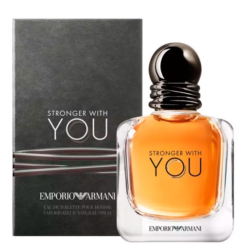 Stronger With You Eau de Toilette Giorgio Armani - Perfume Masculino 30ml 