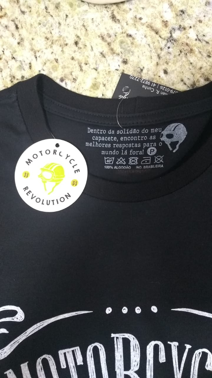 Camiseta Masculina Preta - Café Racer Co. Retro 1964 - 026/87406