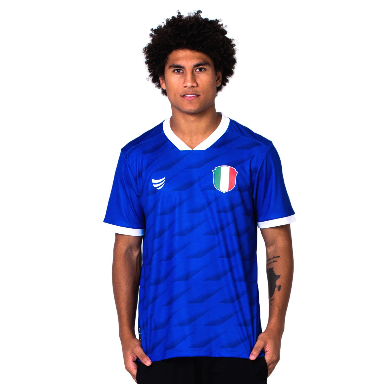 Camisa Da Itália Masculina 2022 Copa Campeões Do Mundo Super Bolla