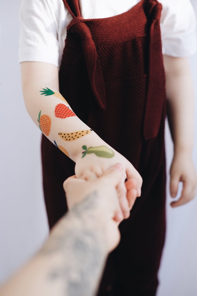 Tatuagem Temporária - Frutas  - Loja da Verdê