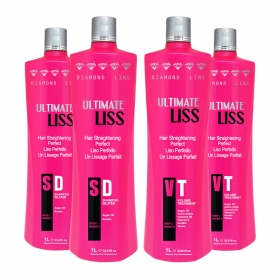 2x Shampoo Dilater 1L + 2x Volume Treatment 1L Ultimate Liss