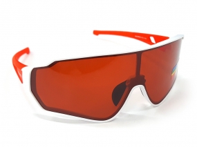 Óculos Ciclismo Polarizado RockBros Branco c/ Vermelho